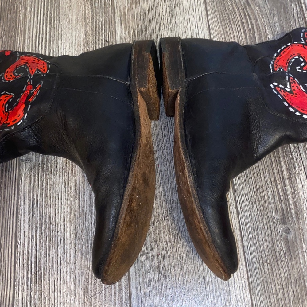 Frye Paige Black Leather Boots – Tall Leather Size 8.5 B - Picture 7 of 17
